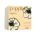 Poppies Buttermilk Napkin 33cm