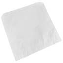 10" x 10" White Paper Food Bag