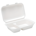 9" x 6" Bagasse 2-Comp Box