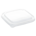 Wide Square Pulp Bowl Plastic Lid
