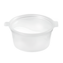1oz Hinged Plastic Sauce Pot
