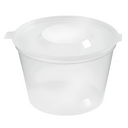 4oz Hinged Plastic Sauce Pot