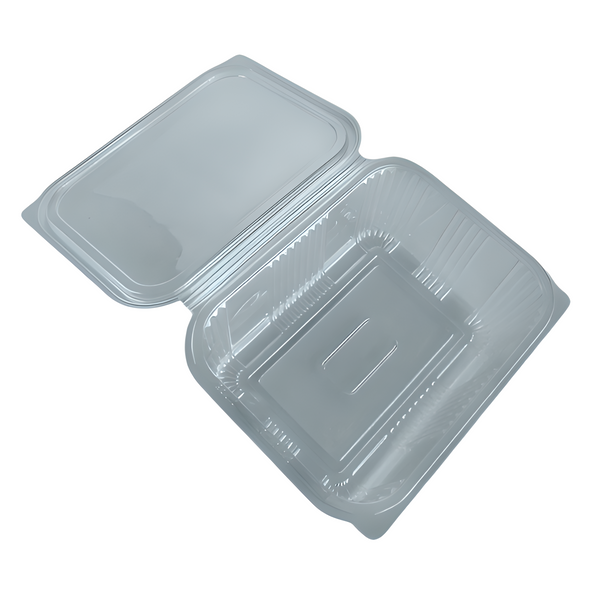 2000ml Hinged Plastic Container Economy
