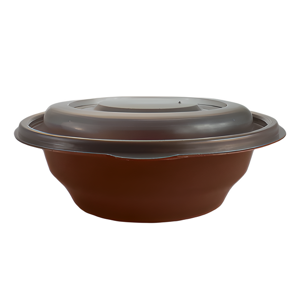 375ml Round Microwave Bowl Brown