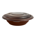 250ml Round Microwave Bowl Brown