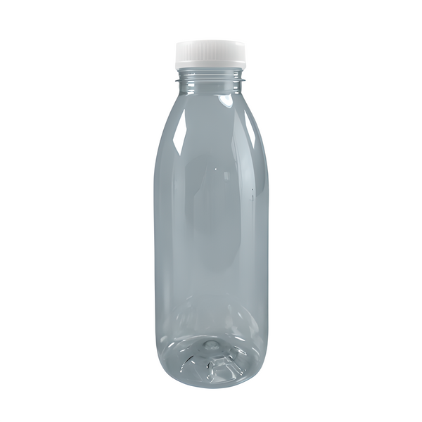 500ml Clear Plastic Bottles & Lids