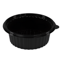 500ml Round Microwave Bowl Black