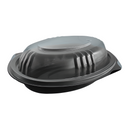 375ml Oval Microwave Container Black