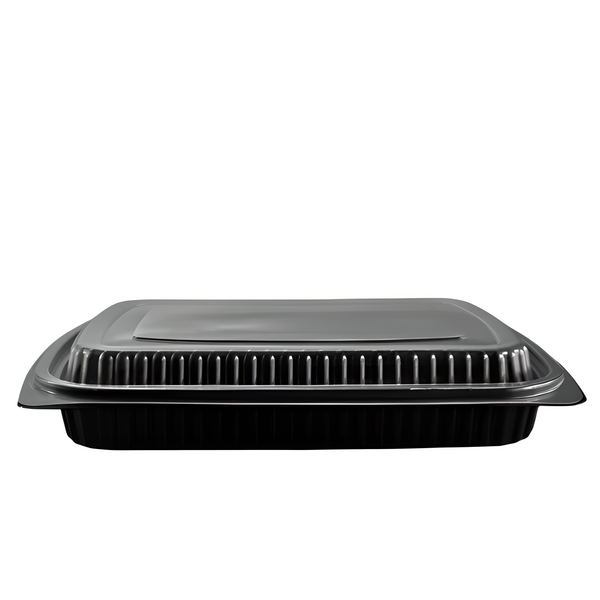 1000ml Rectangular Microwave Container & Lid