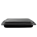 1000ml Rectangular Microwave Container & Lid