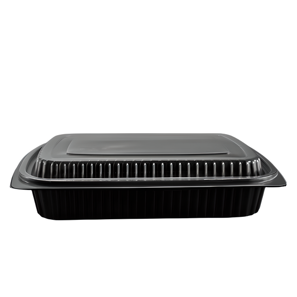 1250ml Rectangular Microwave Container & Lid