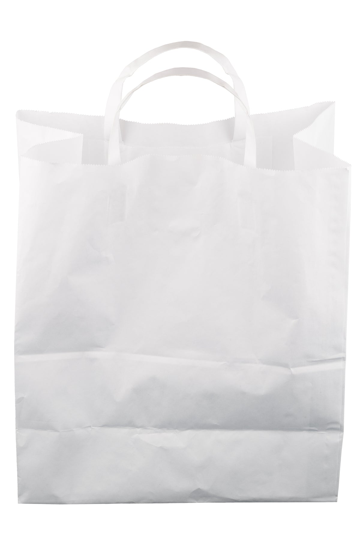 L White Paper Carrier Bag