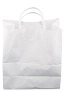 L White Paper Carrier Bag